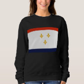 Sweatshirt Drapeau de La Nouvelle-Orléans (Devant)