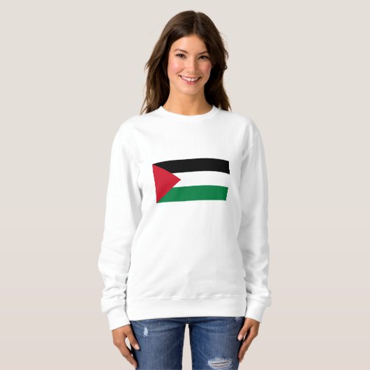 Sweatshirt Drapeau de la Palestine (Devant entier)