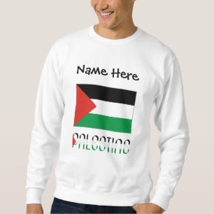 Sweatshirt Drapeau de la Palestine et de la Palestine Personn