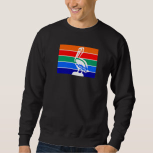Sweatshirt Drapeau de la pelican de St Petersburg Floride Pat