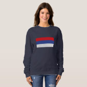 Sweatshirt Drapeau de la Republika Srpska (Devant entier)