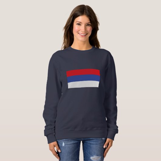 Sweatshirt Drapeau de la Republika Srpska (Devant entier)