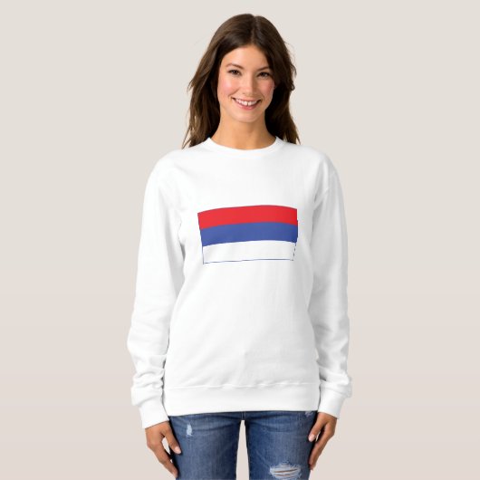 Sweatshirt Drapeau de la Republika Srpska (Devant entier)