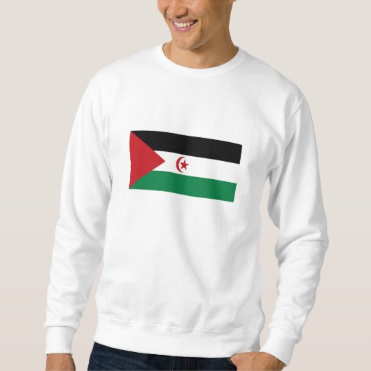 Sweatshirt Drapeau de la République arabe sahraouie démocrati (Devant)