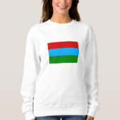 Sweatshirt Drapeau de la République de Karelia (Devant)