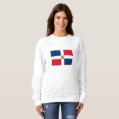 Sweatshirt Drapeau de la République Dominicaine (Devant entier)