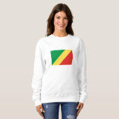 Sweatshirt Drapeau de la République du Congo (Devant entier)