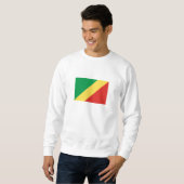 Sweatshirt Drapeau de la République du Congo (Devant entier)