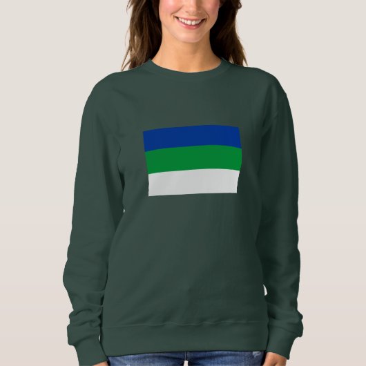Sweatshirt Drapeau de la République Komi (Devant)