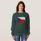 Sweatshirt Drapeau de la République tchèque (Devant entier)