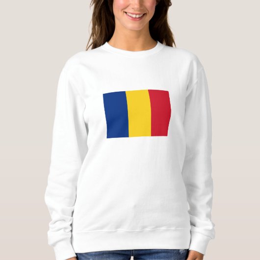 Sweatshirt Drapeau de la Roumanie (Devant)