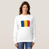 Sweatshirt Drapeau de la Roumanie (Devant entier)