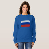 Sweatshirt Drapeau de la Russie (Devant entier)