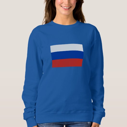 Sweatshirt Drapeau de la Russie (Devant)