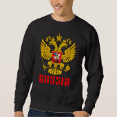 Sweatshirt Drapeau de la Russie Aigle impériale Russie Orthod (Devant)