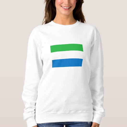 Sweatshirt Drapeau de la Sierra Leone (Devant)