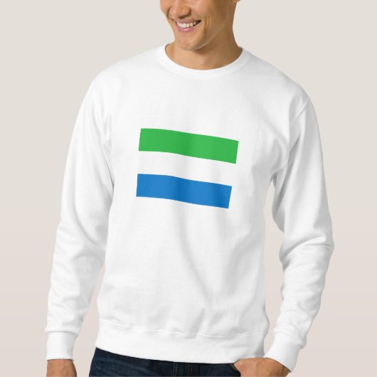 Sweatshirt Drapeau de la Sierra Leone (Devant)