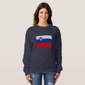 Sweatshirt Drapeau de la Slovénie (Devant entier)