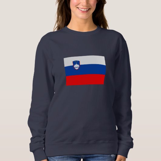 Sweatshirt Drapeau de la Slovénie (Devant)