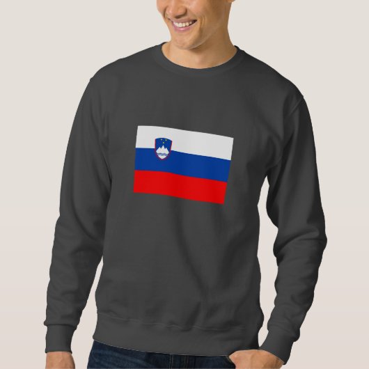 Sweatshirt Drapeau de la Slovénie (Devant)