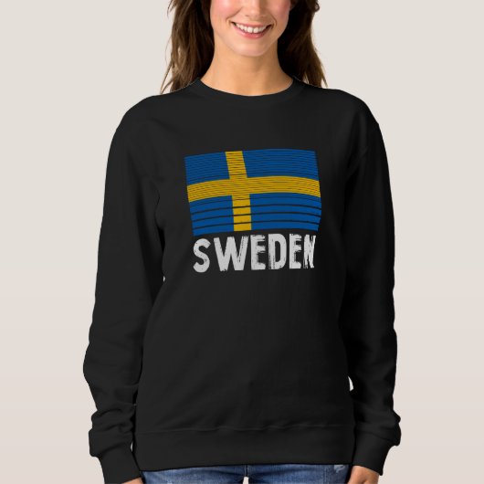 Sweatshirt Drapeau de la Suède (Devant)