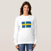 Sweatshirt Drapeau de la Suède (Devant entier)