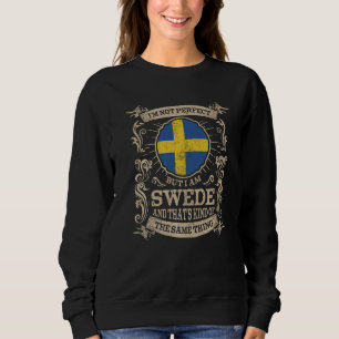 Sweatshirt Drapeau de la Suède Suédois fiers Hommes & Femmes