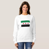Sweatshirt Drapeau de la Syrie (Devant entier)