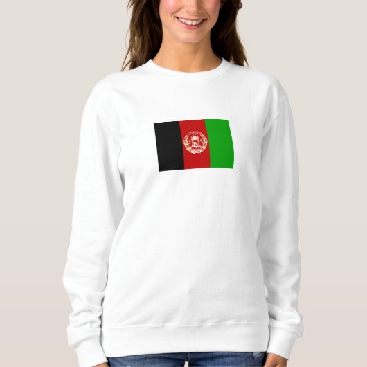 Sweatshirt Drapeau de l'Afghanistan patriotique (Devant)