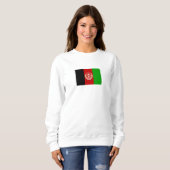 Sweatshirt Drapeau de l'Afghanistan patriotique (Devant entier)