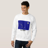 Sweatshirt Drapeau de l'Alaska (Devant entier)