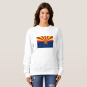 Sweatshirt Drapeau de l'Arizona (Devant entier)
