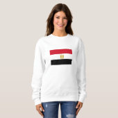 Sweatshirt Drapeau de l'Égypte (Devant entier)