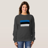 Sweatshirt Drapeau de l'Estonie (Devant entier)
