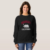 Sweatshirt Drapeau de l'état de Berkeley California Bear Star (Devant entier)