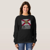SWEATSHIRT DRAPEAU DE L'ÉTAT DE FLORIDE L'ÉTAT ENSOLEILLÉ (Devant entier)