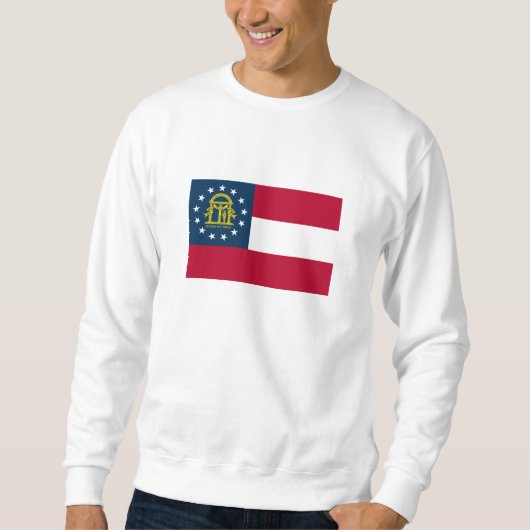 Sweatshirt Drapeau de l'État de Géorgie (Devant)