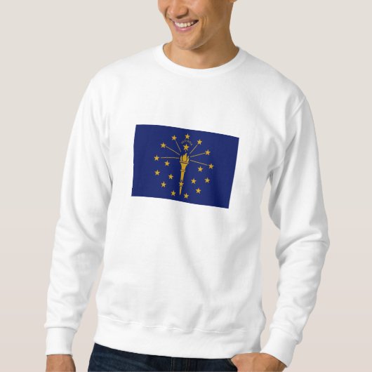 Sweatshirt Drapeau de l'État de l'Indiana (Devant)