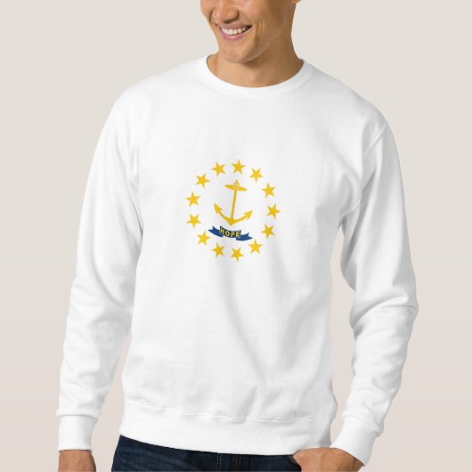 Sweatshirt Drapeau de l'État de Rhode Island (Devant)