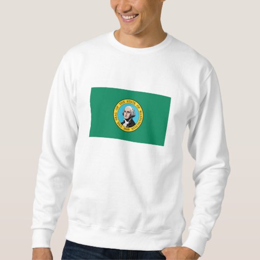 Sweatshirt Drapeau de l'État de Washington (Devant)