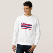 Sweatshirt Drapeau de l'État d'Hawaii (Devant entier)
