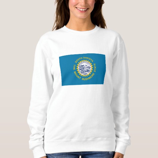 Sweatshirt Drapeau de l'État du Dakota du Sud (Devant)