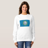 Sweatshirt Drapeau de l'État du Dakota du Sud (Devant entier)