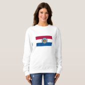 Sweatshirt Drapeau de l'État du Missouri (Devant entier)