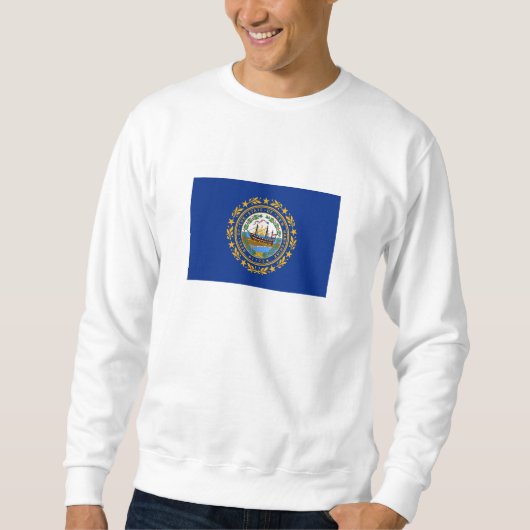 Sweatshirt Drapeau de l'État du New Hampshire (Devant)