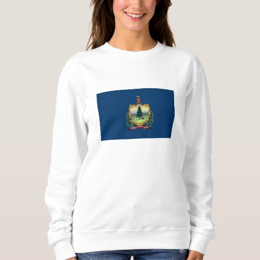 Sweatshirt Drapeau de l'État du Vermont (Devant)