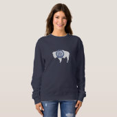 Sweatshirt Drapeau de l'État du Wyoming (Devant entier)