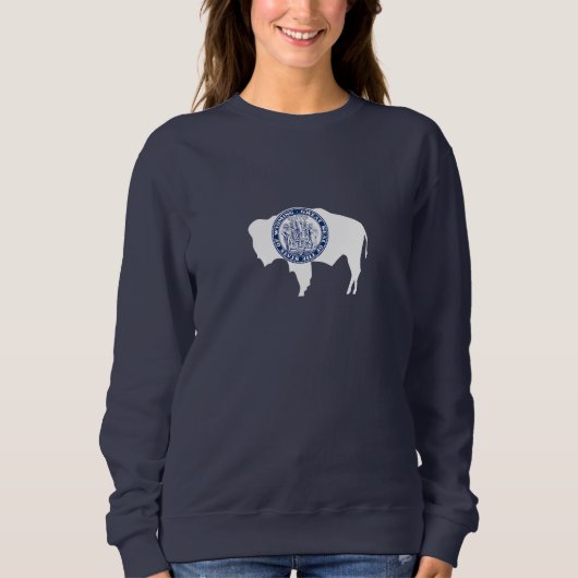 Sweatshirt Drapeau de l'État du Wyoming (Devant)