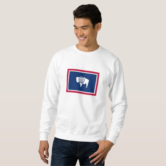 Sweatshirt Drapeau de l'État du Wyoming (Devant entier)