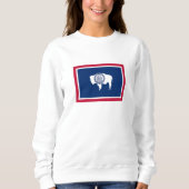 Sweatshirt Drapeau de l'État du Wyoming (Devant)